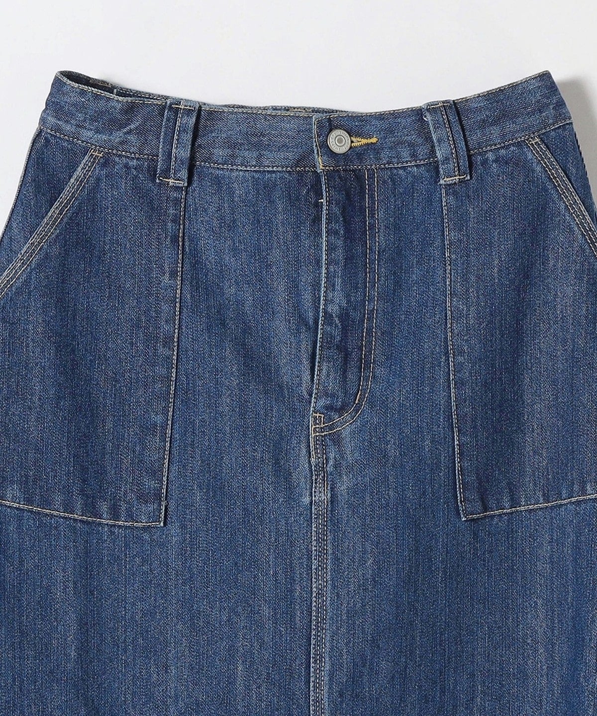 SHIPS any:〈ウォッシャブル〉カーゴ ミディ デニム スカート［SHIPS any DENIM］