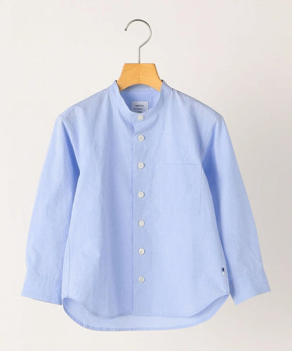 SHIPS any: STANDARD バンドカラー シャツ<KIDS>