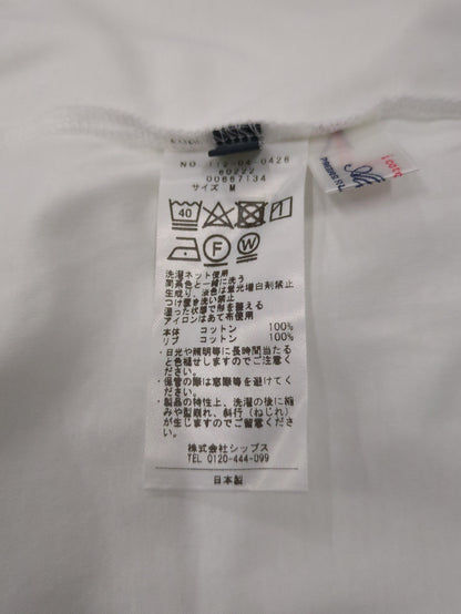 SHIPS: ALBINI モックネック ロングスリーブ Tシャツ