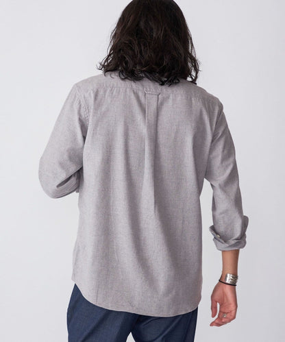 【WEB限定】SHIPS: MADE IN JAPAN ワンポイントロゴ 微起毛 ボタンダウンシャツ