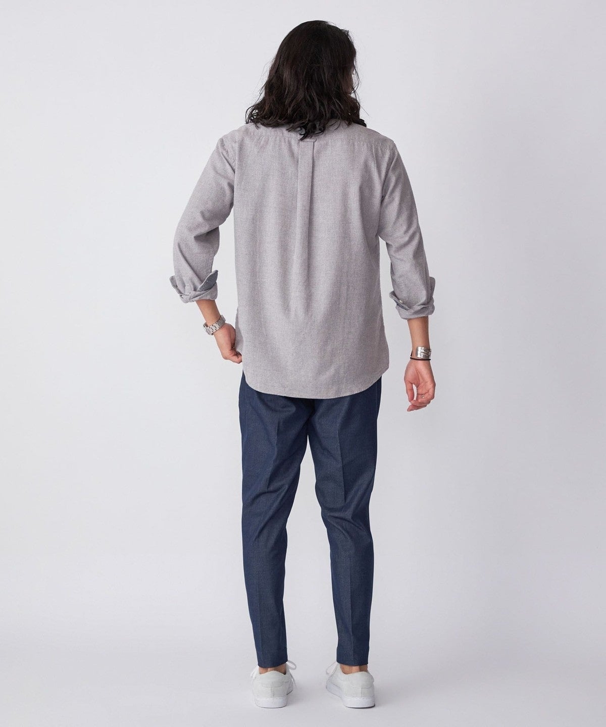 【WEB限定】SHIPS: MADE IN JAPAN ワンポイントロゴ 微起毛 ボタンダウンシャツ