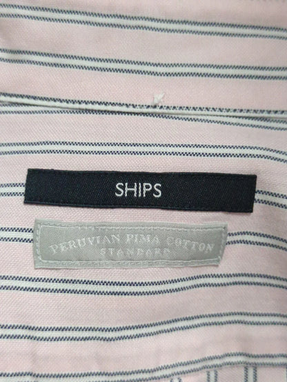 SHIPS: ペルヴィアン ピマ オックスフォード ストライプ ボタンダウンシャツ