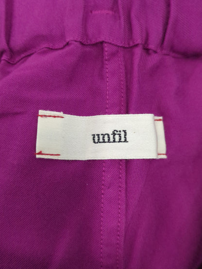 unfil:シルクコットンツイルパンツ