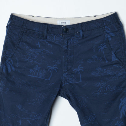SHIPS:TAPERED SHORTS PRT/MOTIF 78