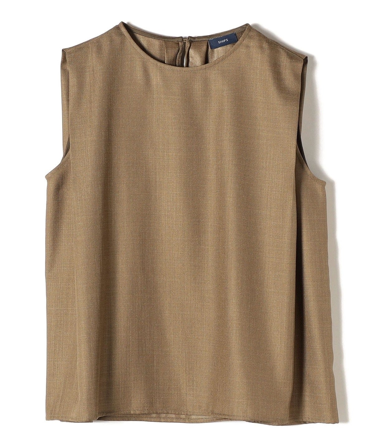 リネンライクスラブノースリーブプルオーバー