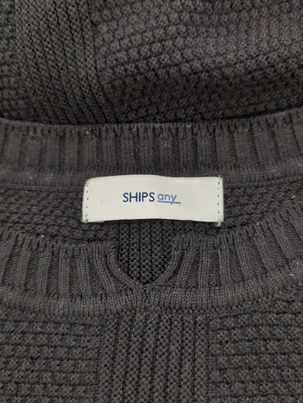 SHIPS any: フレーム ニット ロングフレアワンピース