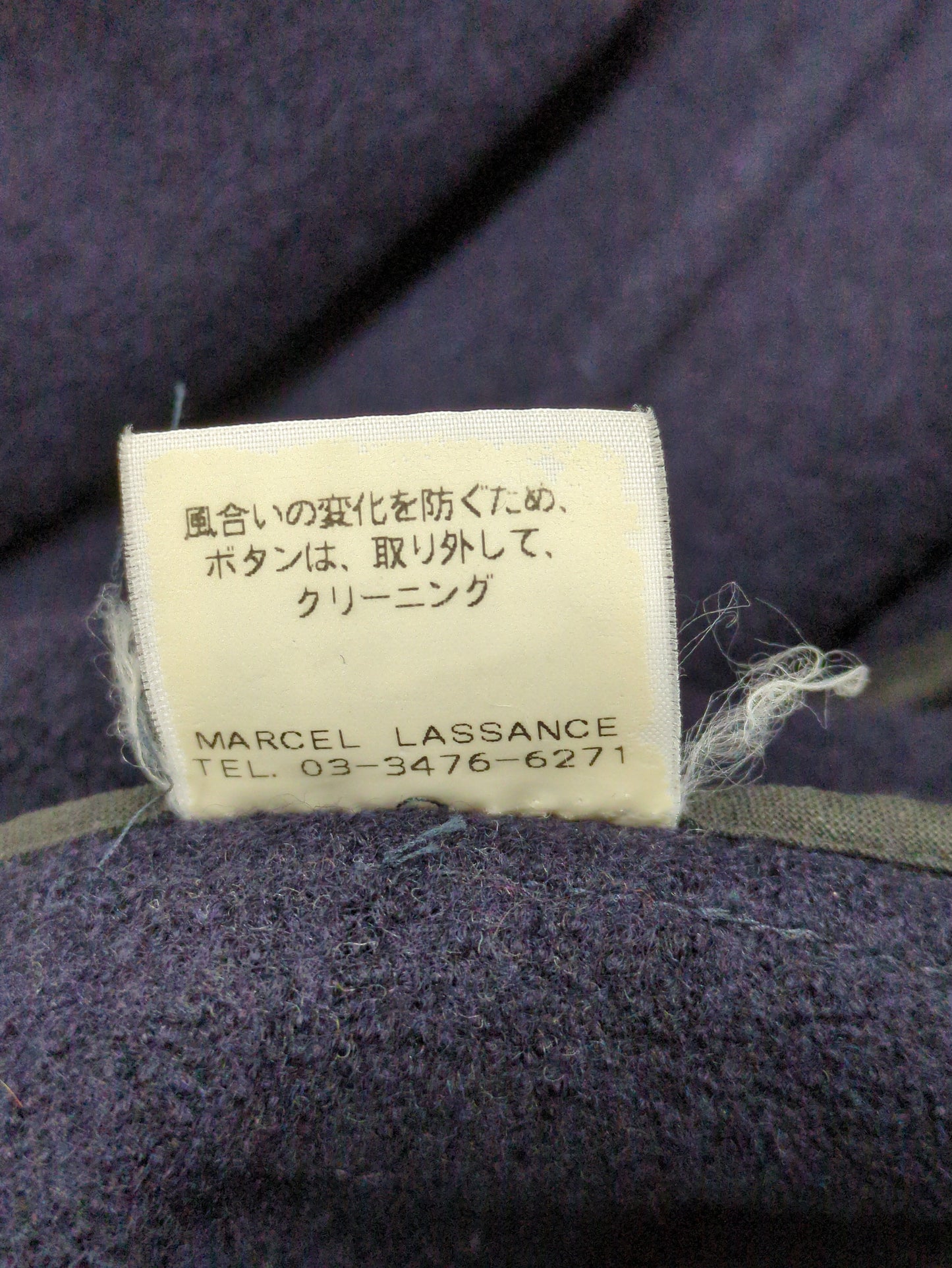 MARCEL LASSANCE:コート