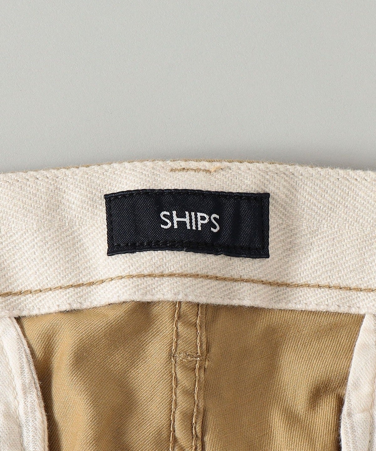 SHIPS:〈抗菌加工〉japan quality カラー テーパード スリム チノパンツ