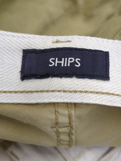 SHIPS:〈抗菌加工〉japan quality カラー テーパード スリム チノパンツ