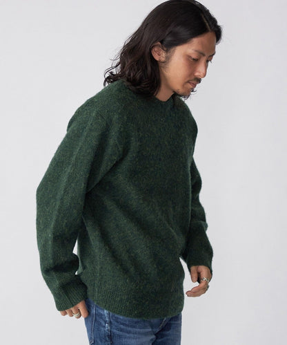 SHIPS:〈シェットランドタイプ〉ウール シャギードッグ ニット (セーター) 23FW