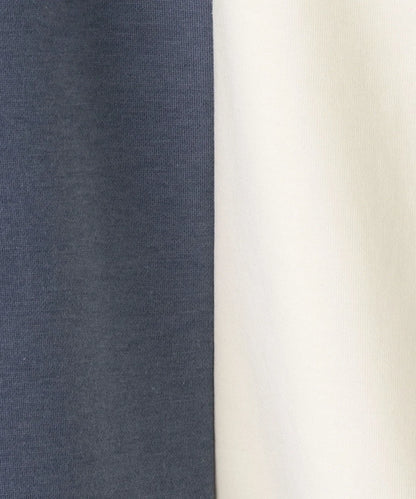 SHIPS: パネル アシンメトリー ポンチ ロングスリーブ カットソー (ロンT) 21SS