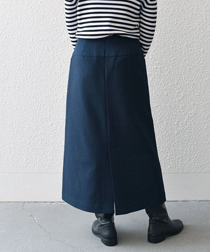 SHIPS any:〈洗濯機可能〉WARM パイピング Aライン スカート