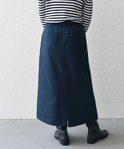 SHIPS any:〈洗濯機可能〉WARM パイピング Aライン スカート
