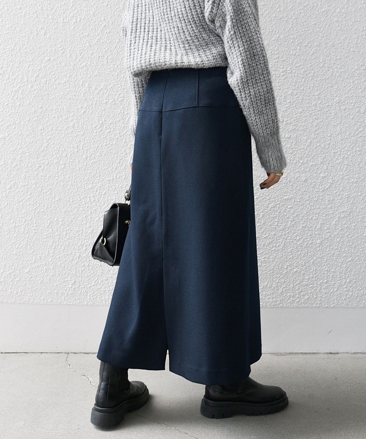 SHIPS any:〈洗濯機可能〉WARM パイピング Aライン スカート