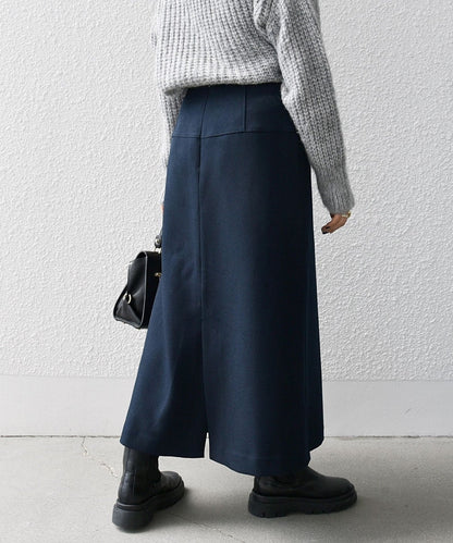 SHIPS any:〈洗濯機可能〉WARM パイピング Aライン スカート