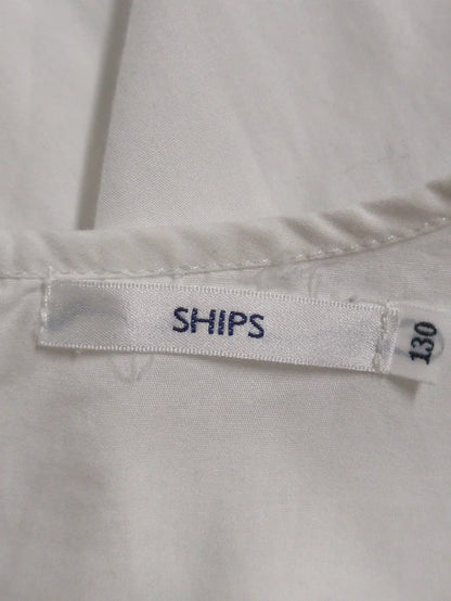 SHIPS KIDS:スモッキング パフスリーブ ブラウス(100〜130cm)
