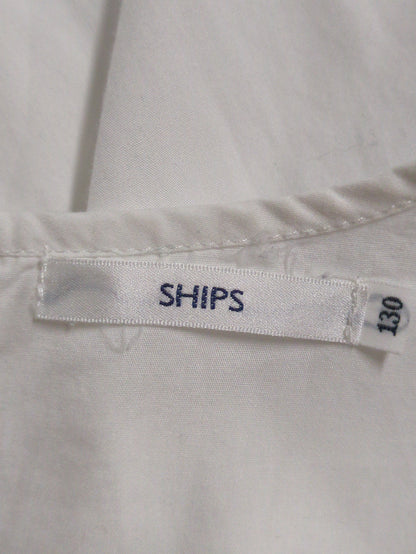 SHIPS KIDS:スモッキング パフスリーブ ブラウス(100〜130cm)