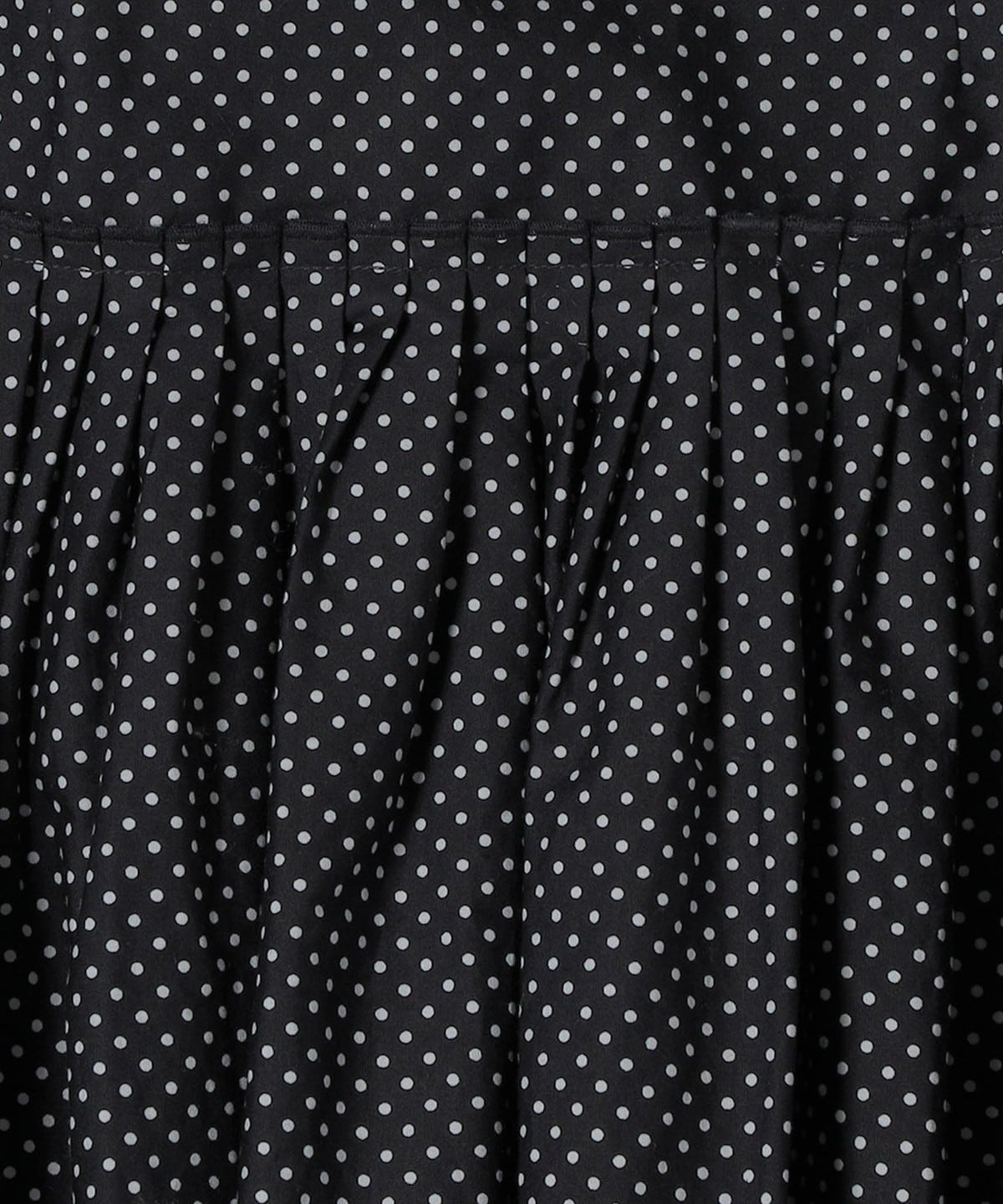 【SHIPS別注】BENCH MARKING SHIRT:〈洗濯機可能〉ドットスカート