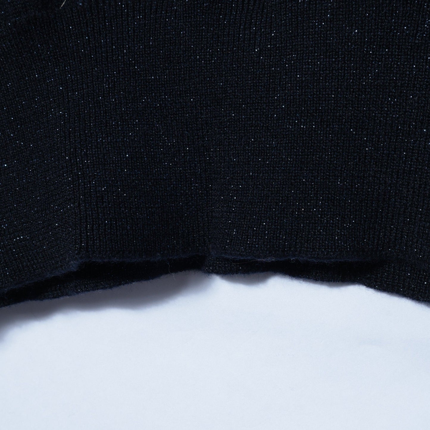 SHIPS Primary Navy Label:〈手洗い可能〉VICTORIA ラメ クルーネック