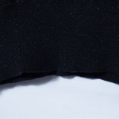 SHIPS Primary Navy Label:〈手洗い可能〉VICTORIA ラメ クルーネック