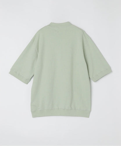 【SHIPS別注】THYARD: スーピマコットン インレー モックネック Tシャツ
