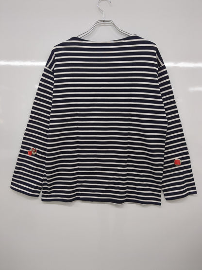 SHIPS STANDARD: SUVIN/PIMA ベーシック バスクシャツ L/S
