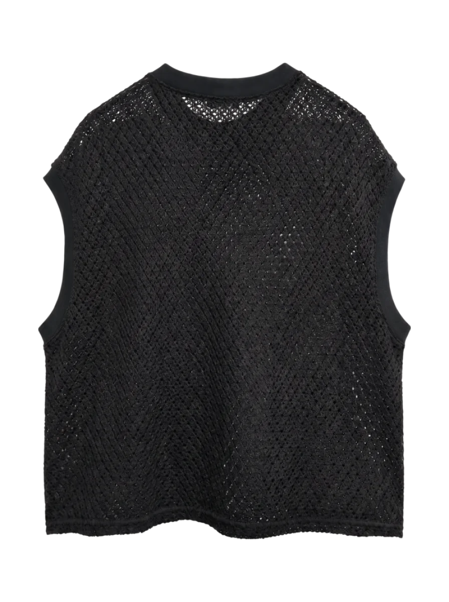 〈手洗い可能〉ラッセル レース フレンチスリーブ プルオーバー