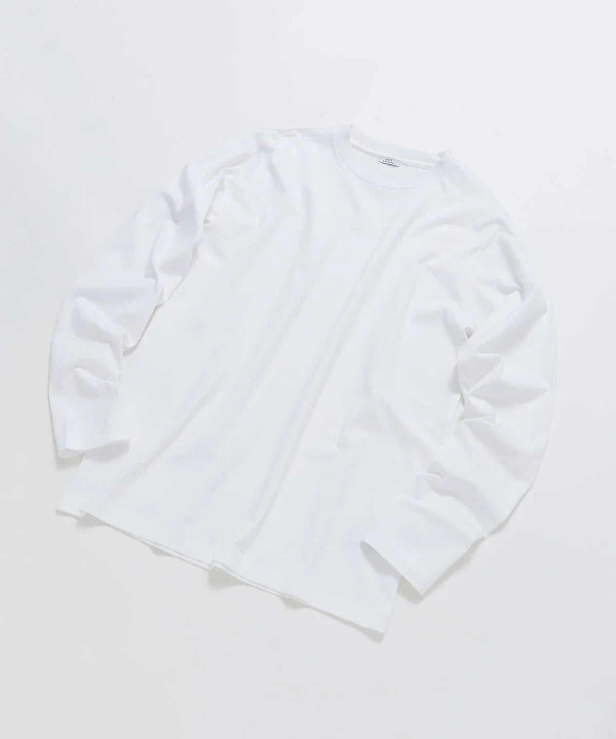 SHIPS: 抗菌・防臭 NANO-FINE(R) ハイゲージ クルーネック Tシャツ (ロンT)