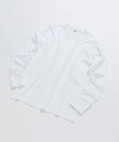 SHIPS: 抗菌・防臭 NANO-FINE(R) ハイゲージ クルーネック Tシャツ (ロンT)