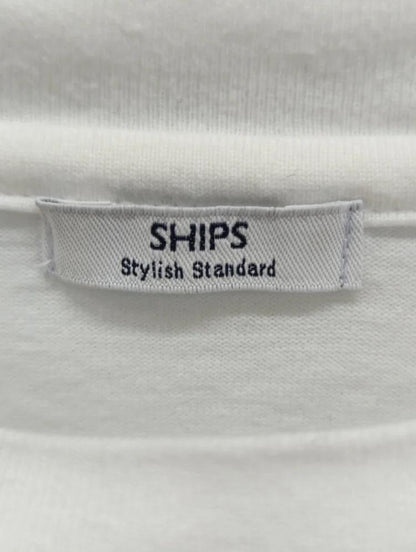 SHIPS: 抗菌・防臭 NANO-FINE(R) ハイゲージ クルーネック Tシャツ (ロンT)