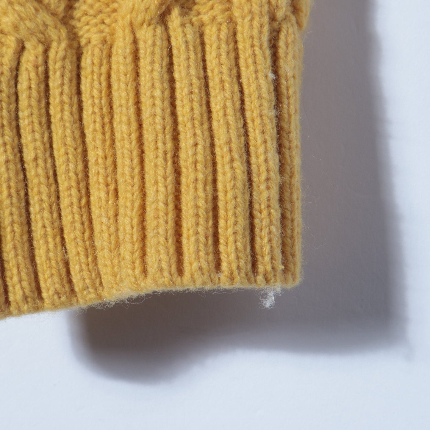 SU: ケーブル/MOSS STITCH クルーネック ニット