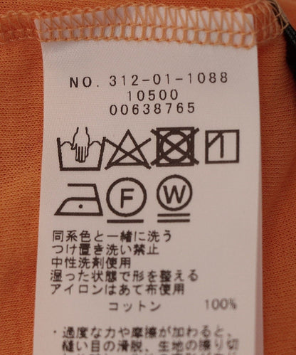 〈手洗い可能〉クルーネック シアー カットソー