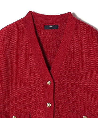 SHIPS Colors:〈手洗い可能〉ニット ツイード ベスト