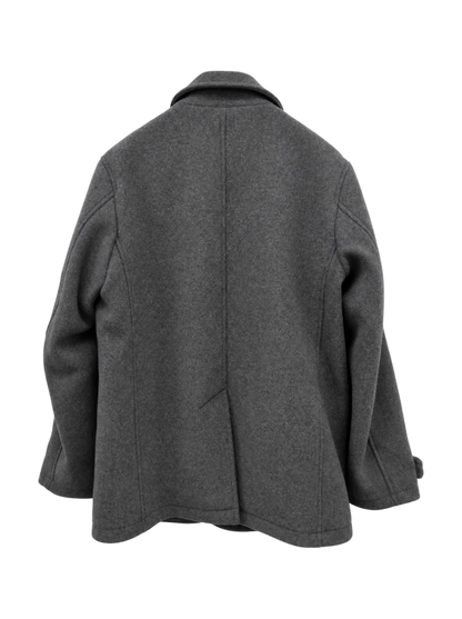 any:PURE MELTON SINGLE P-COAT