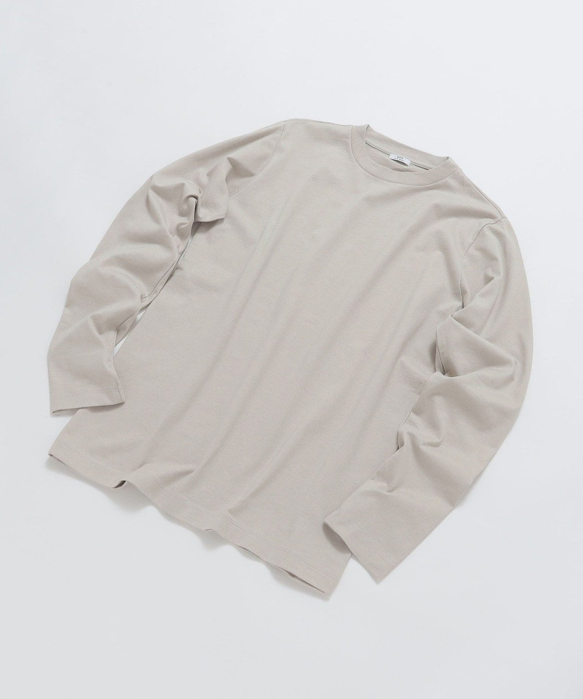 SHIPS: 抗菌・防臭 NANO-FINE(R) ハイゲージ クルーネック Tシャツ (ロンT)