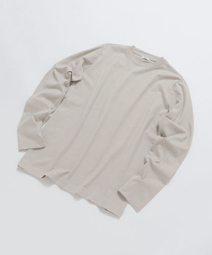 SHIPS: 抗菌・防臭 NANO-FINE(R) ハイゲージ クルーネック Tシャツ (ロンT)