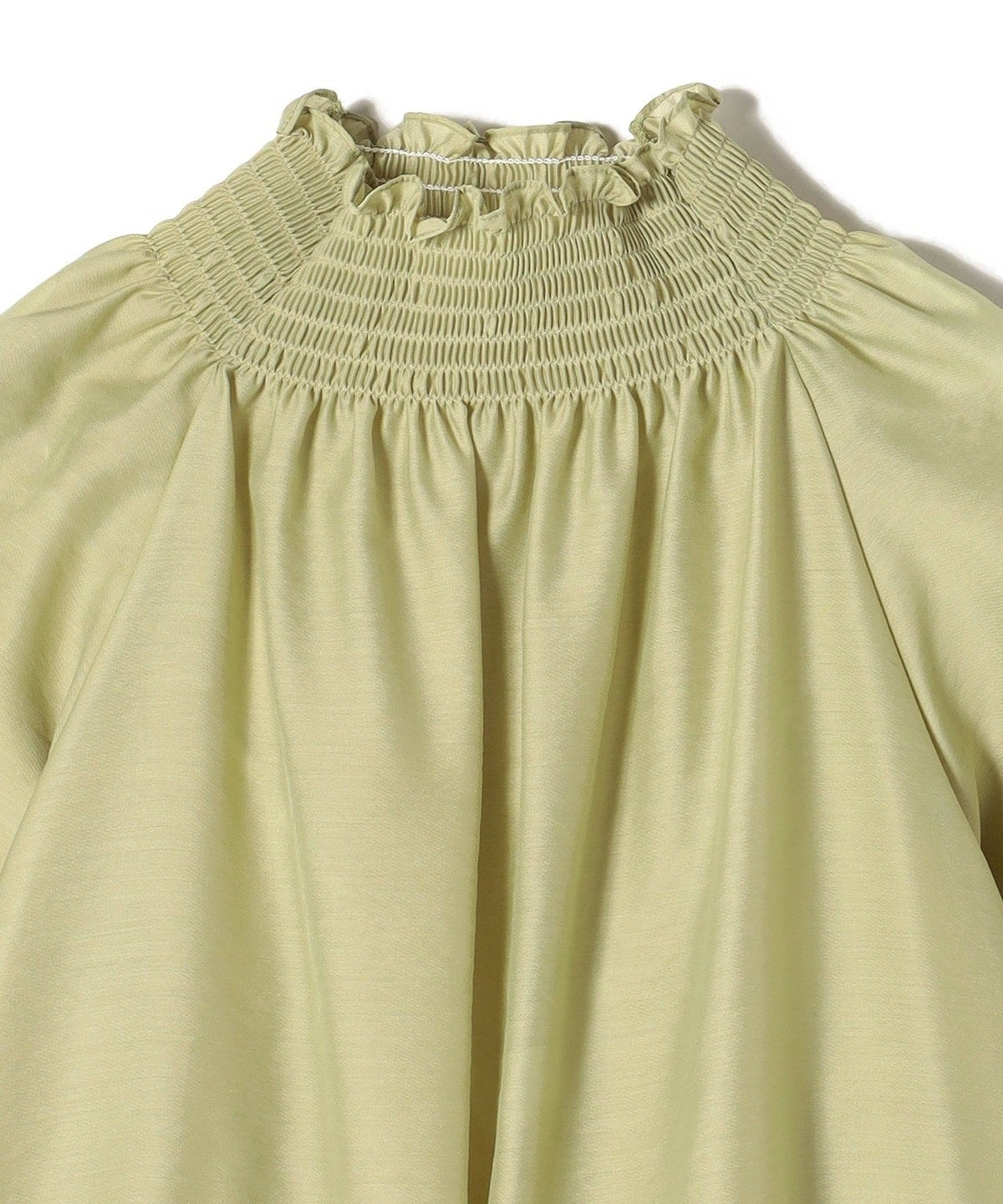 〈洗濯機可能〉シアーシャーリングブラウス