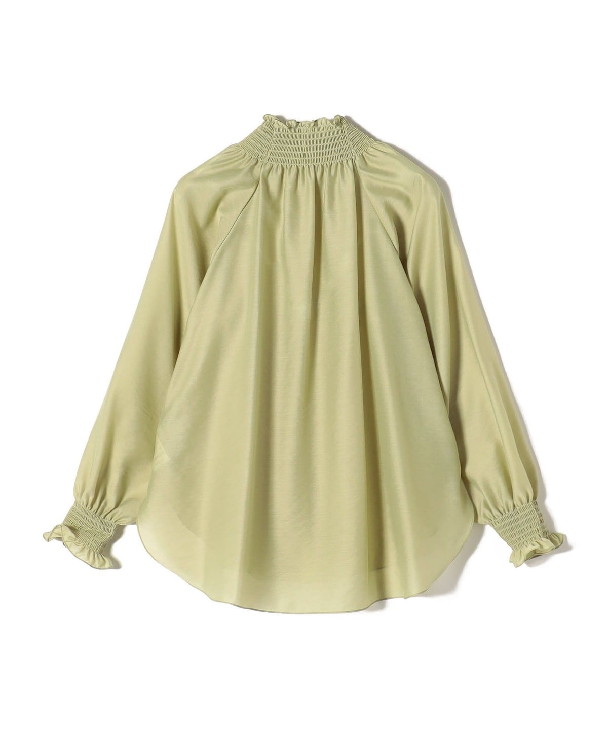 〈洗濯機可能〉シアーシャーリングブラウス