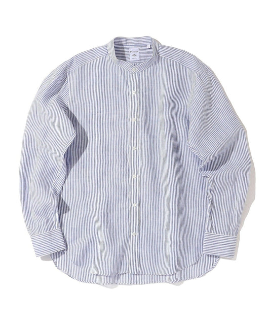 Southwick Gate Label: リネン バンドカラーシャツ