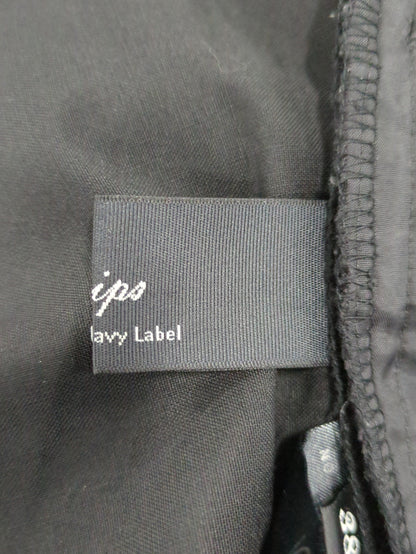 SHIPS Primary Navy Label:トロピカルウールストレートパンツ