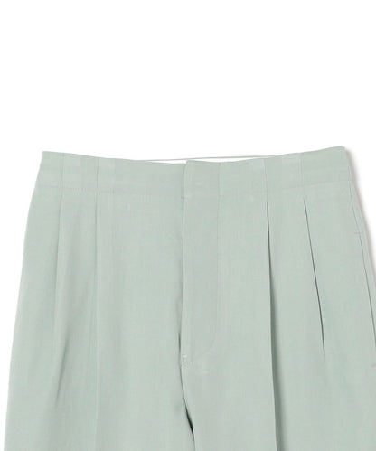 PrimaryNavyLabel:ウールコットン2タックパンツ