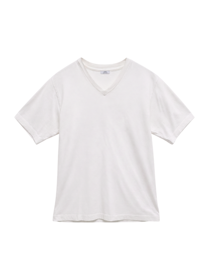 SHIPS: 抗菌・防臭 NANO-FINE（R） コットン Vネック Tシャツ