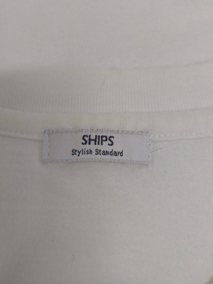SHIPS: 抗菌・防臭 NANO-FINE（R） コットン Vネック Tシャツ