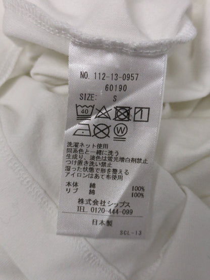 SHIPS: 抗菌・防臭 NANO-FINE（R） コットン Vネック Tシャツ