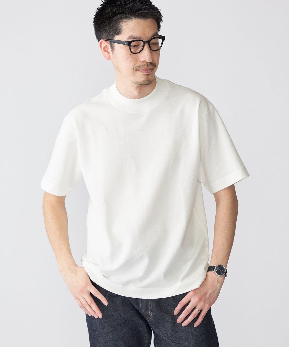 SHIPS: カノコ コンフォート ネック Tシャツ