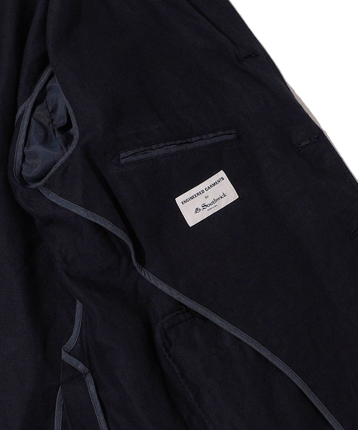 【Southwick別注】Engineered Garments: Linen Navy Blazer Jacket