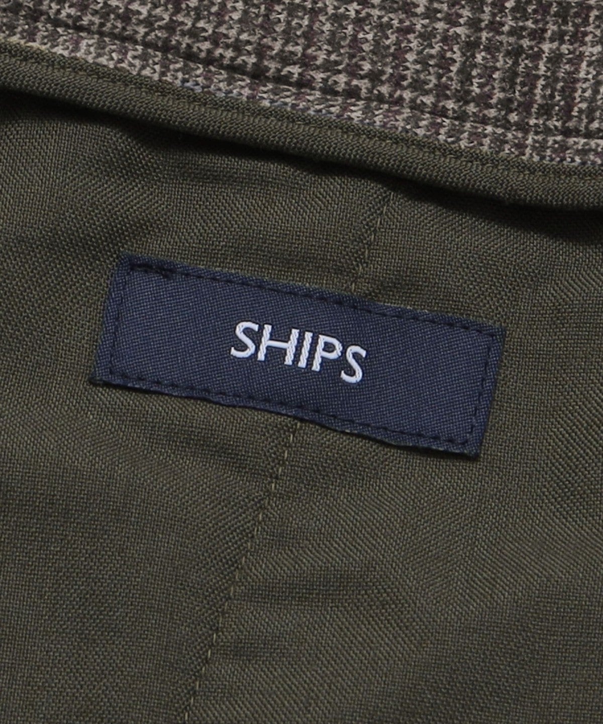 SHIPS: ダウンファブリック イージー スラックス 23AW〈チェック〉