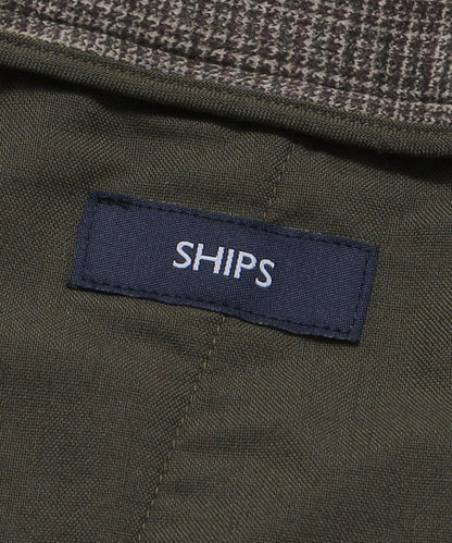 SHIPS: ダウンファブリック イージー スラックス 23AW〈チェック〉