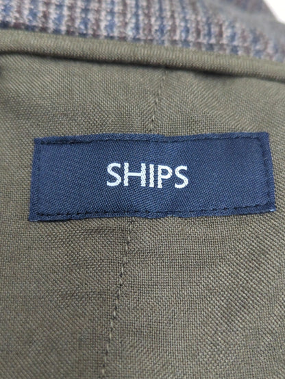 SHIPS: ダウンファブリック イージー スラックス 23AW〈チェック〉