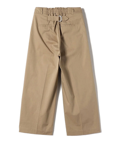 SHIPS Primary Navy Label:〈洗濯機可能〉ワンタック ワイド チノパン